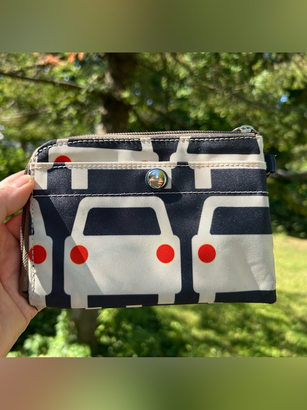 Orla KielyWallet Clutch Wristlet CarPrint Black White Red Target Collab